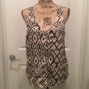 Forever 21 Patterned Button up top